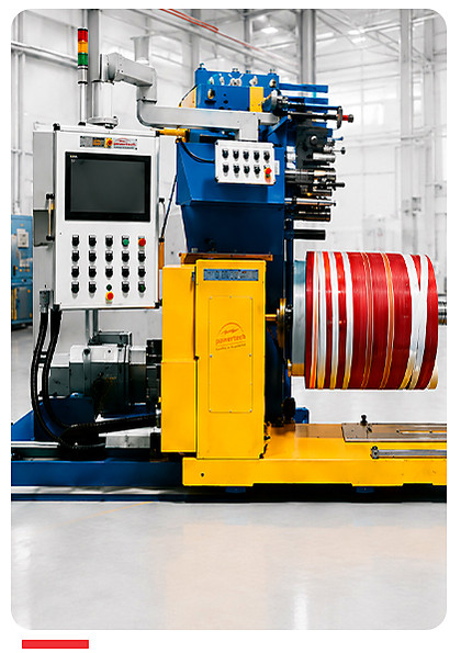 HV foil winding machine